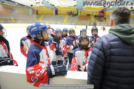 2014-11-15 Aosta-Hockey Milano Rossoblu U14 0081 Squadra